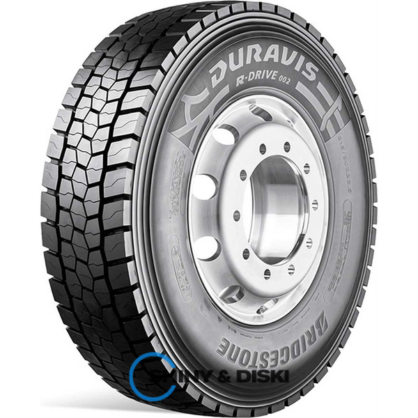 Купить шины Bridgestone Duravis R-Drive 002 (ведущая ось) 315/70 R22.5 152/148M (154/150L)