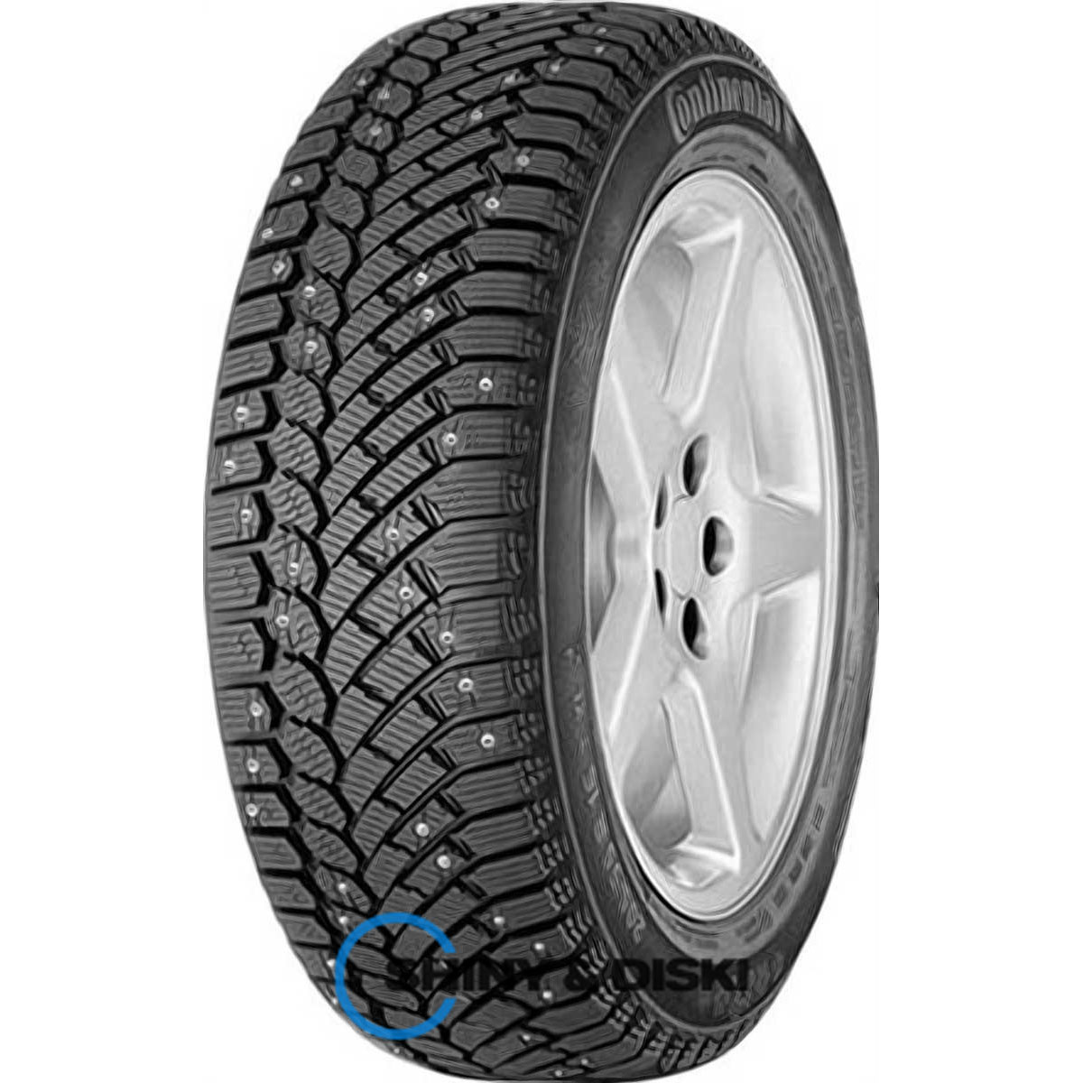 continental contiicecontact 4x4 235/60 r17 106t (шип)