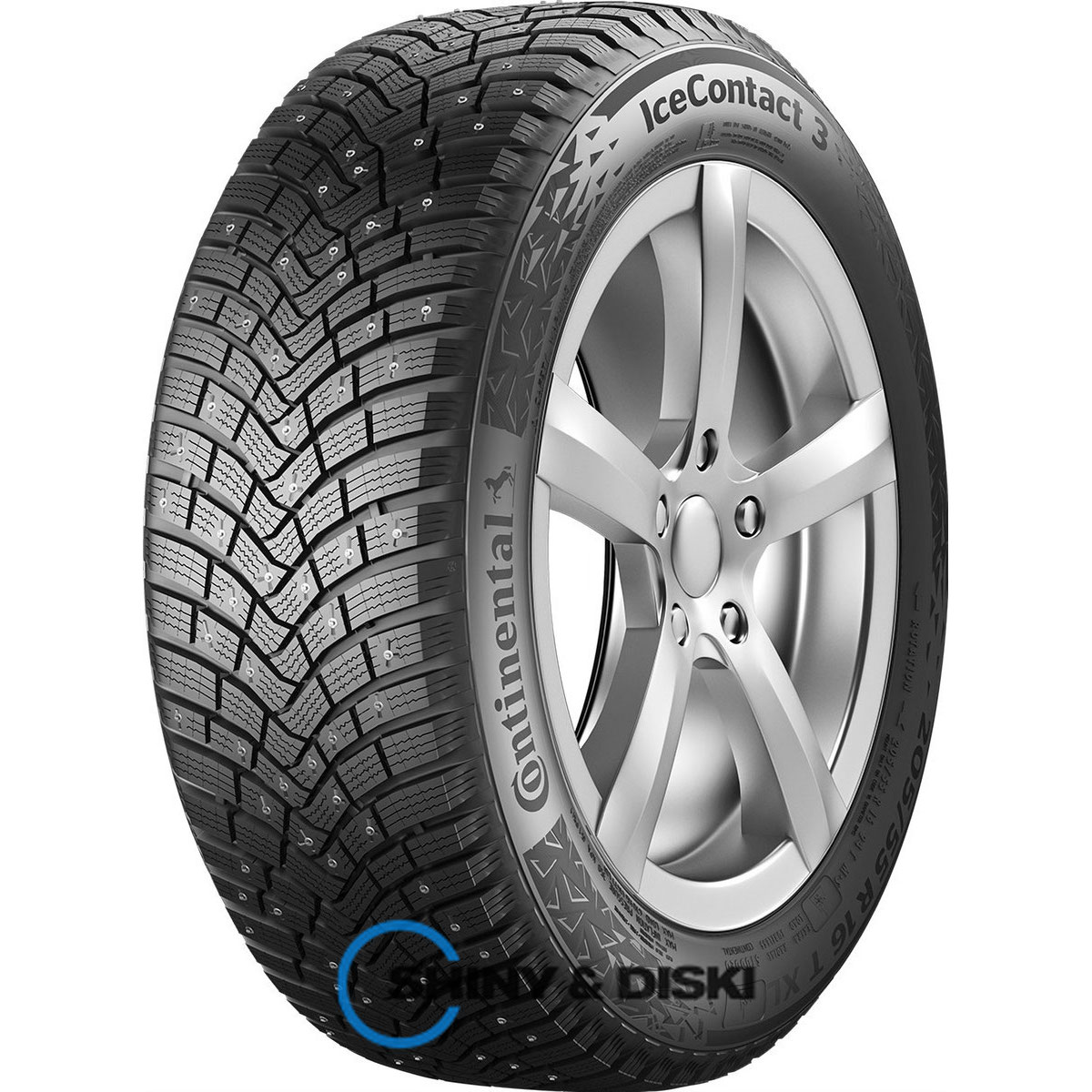 continental icecontact 3 255/40 r19 100t xl (шип)